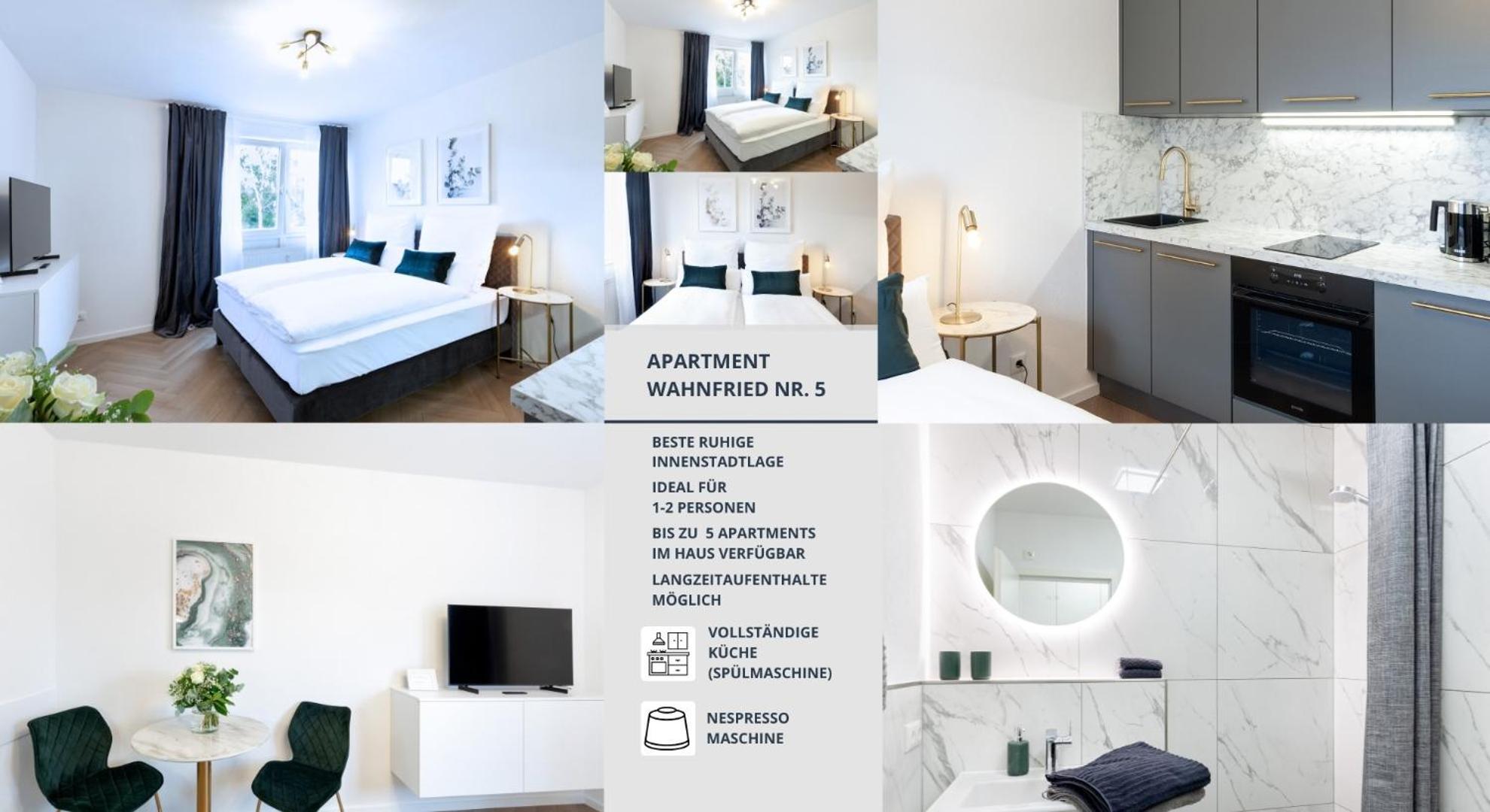 Apartment Wahnfried No5 - Zentrales Cityapartment Kueche Mit Duschbad - 300M Zur Fussgaengerzone Байройт Екстер'єр фото
